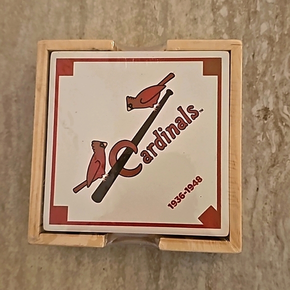 St. Louis Cardinals Coaster Set - Picture 1 of 4
